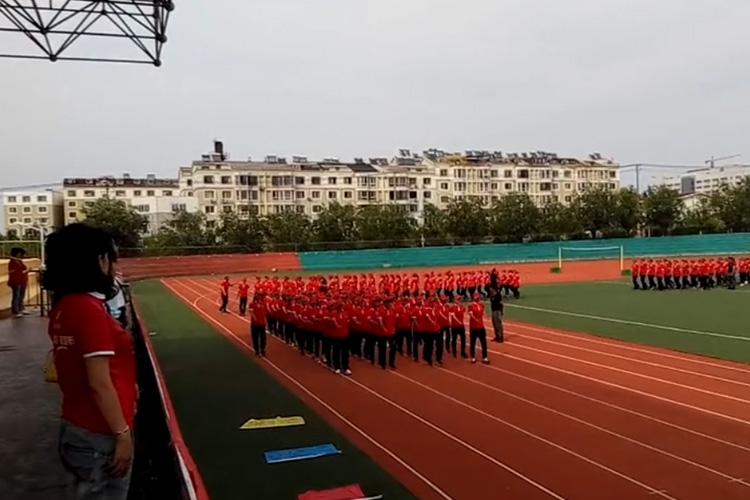 葫芦岛百大集团军训